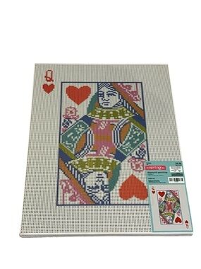 Viral Queen of Hearts Diamonds Art Kit Canvas Hobby Lobby Diamond art card